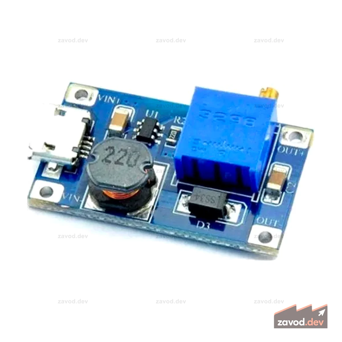 BMT DC/DC BOOST MOD+USB 2-24V 2A