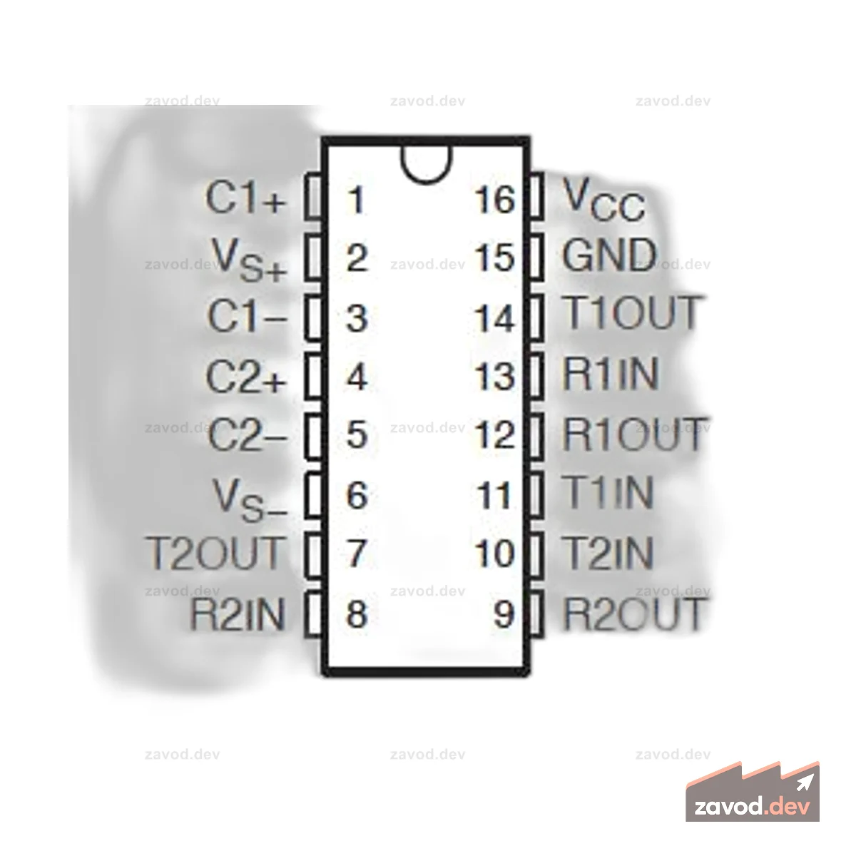 MAX232N RS232 Converter