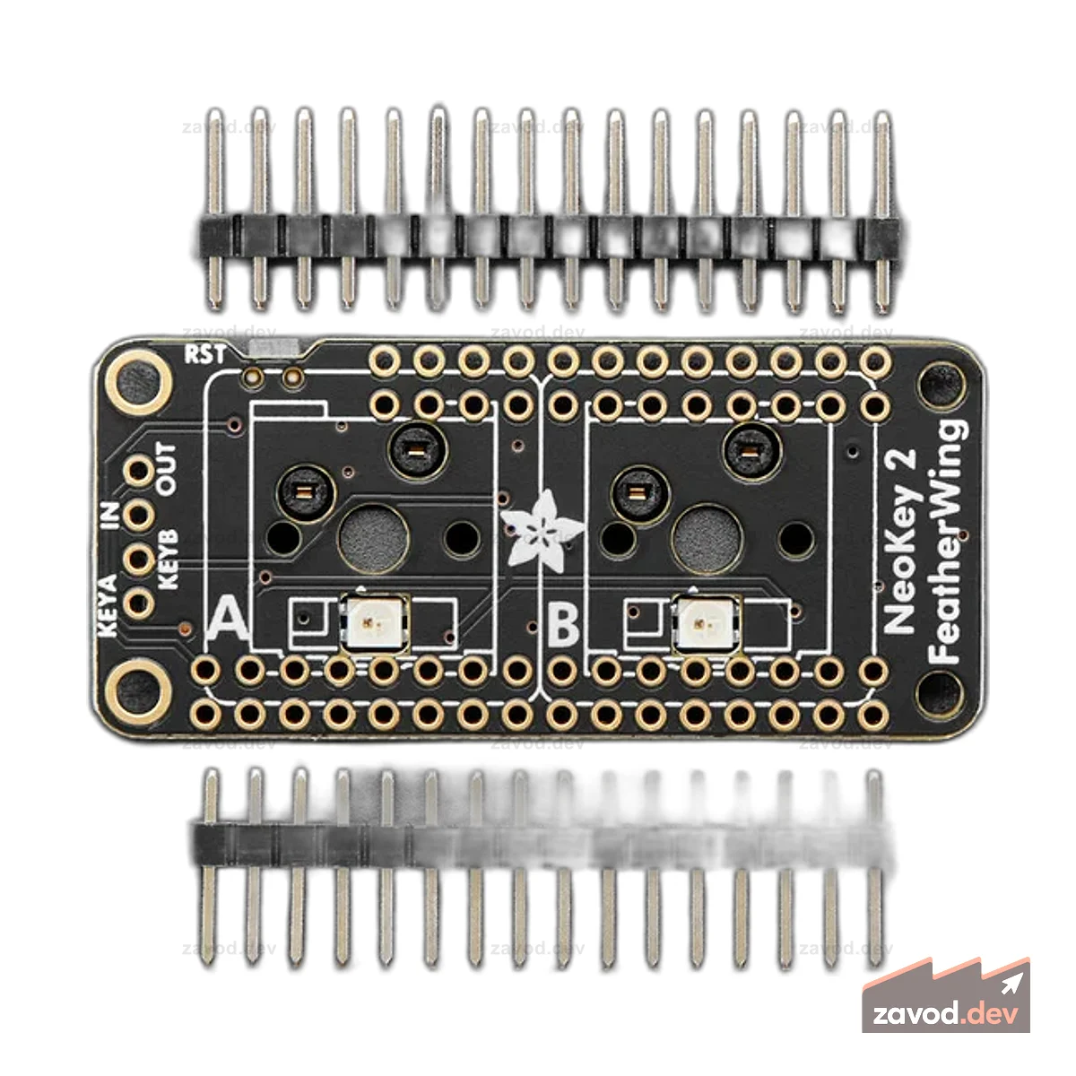 FeatherWing - NeoKey2 NeoPixel MX