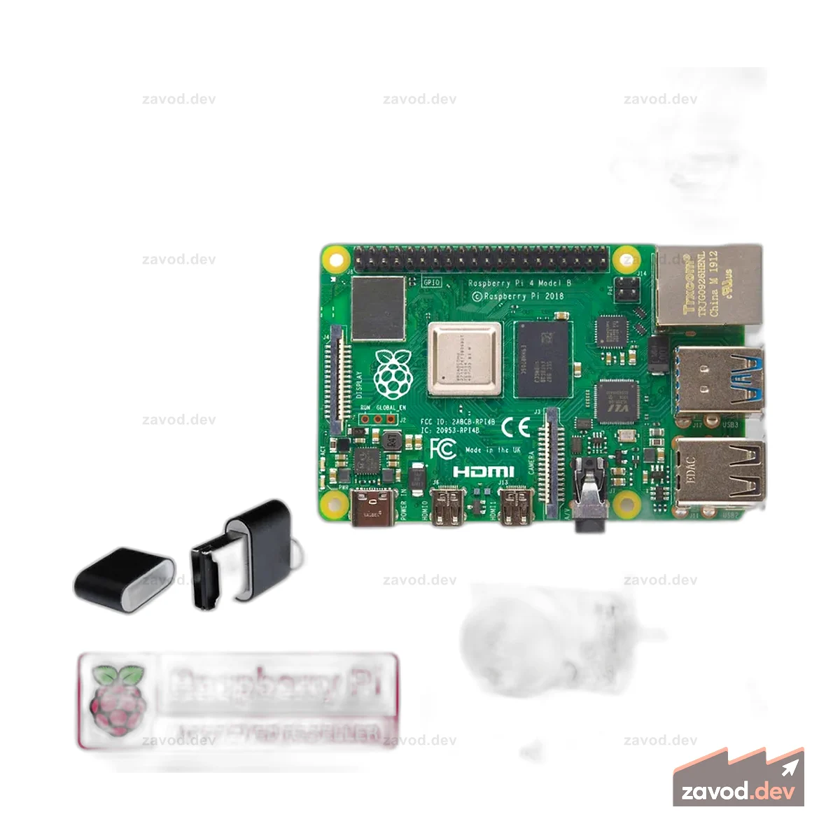 Базовый комплект Little Bird Raspberry Pi 4 (4 ГБ)