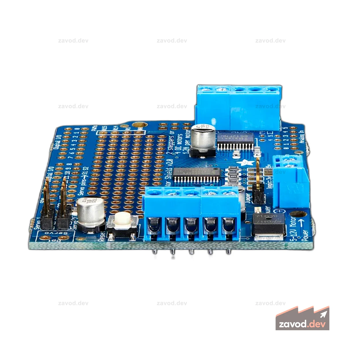 Мотор/шаговый двигатель/сервоэкран Adafruit для Arduino v2 Kit v2.3