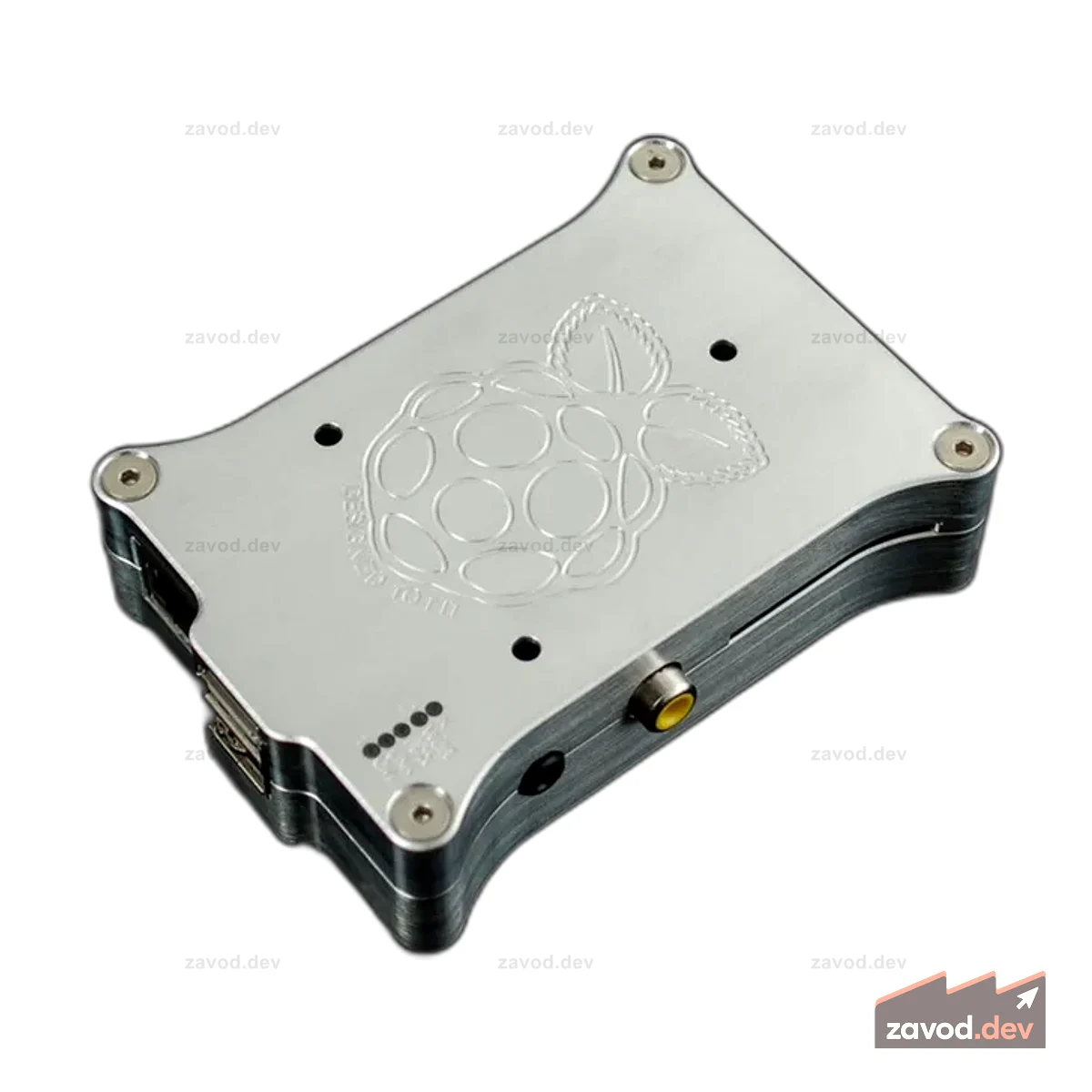 Корпус из фрезерованного алюминия Pi Holder для Raspberry Pi Model B с логотипом
