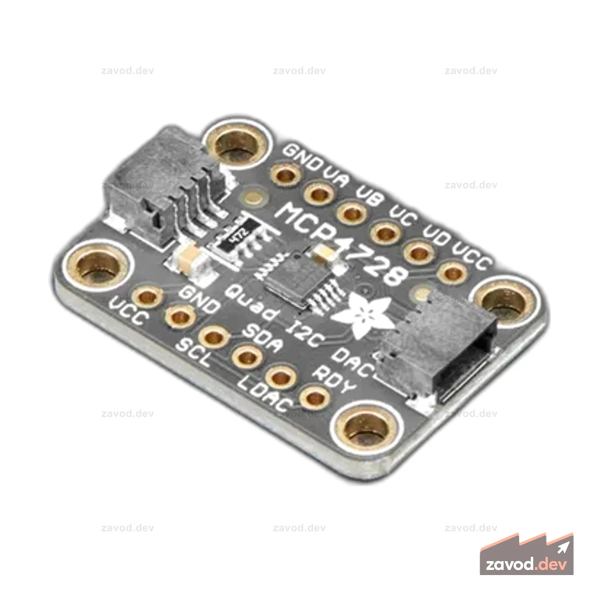 Adafruit MCP4728 Quad DAC с EEPROM - STEMMA QT / Qwiic