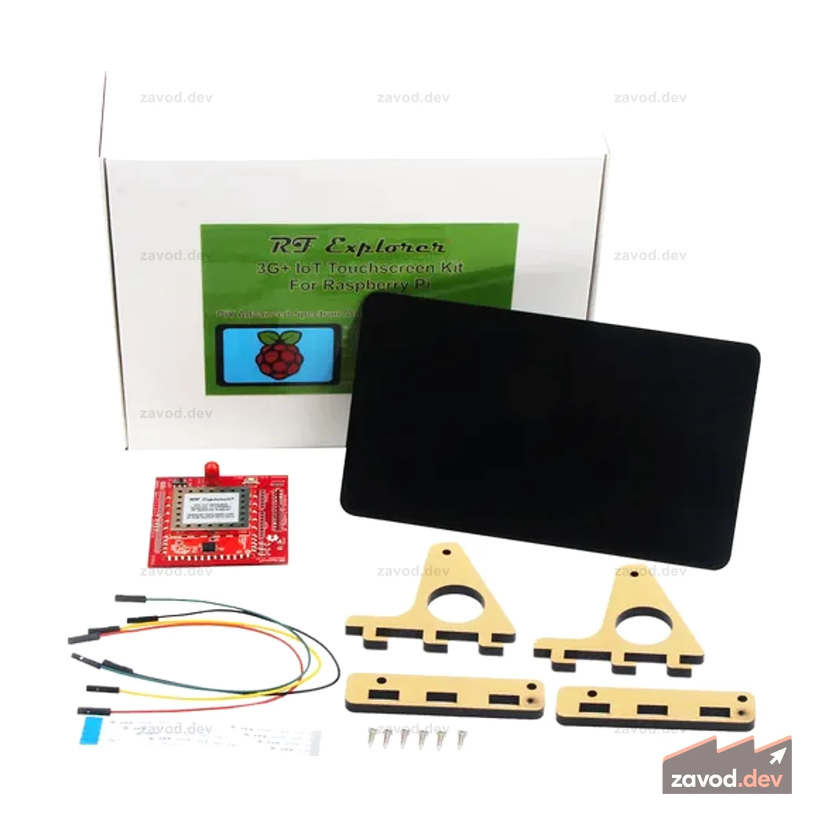 Комплект сенсорного экрана RF Explorer IoT для Raspberry Pi