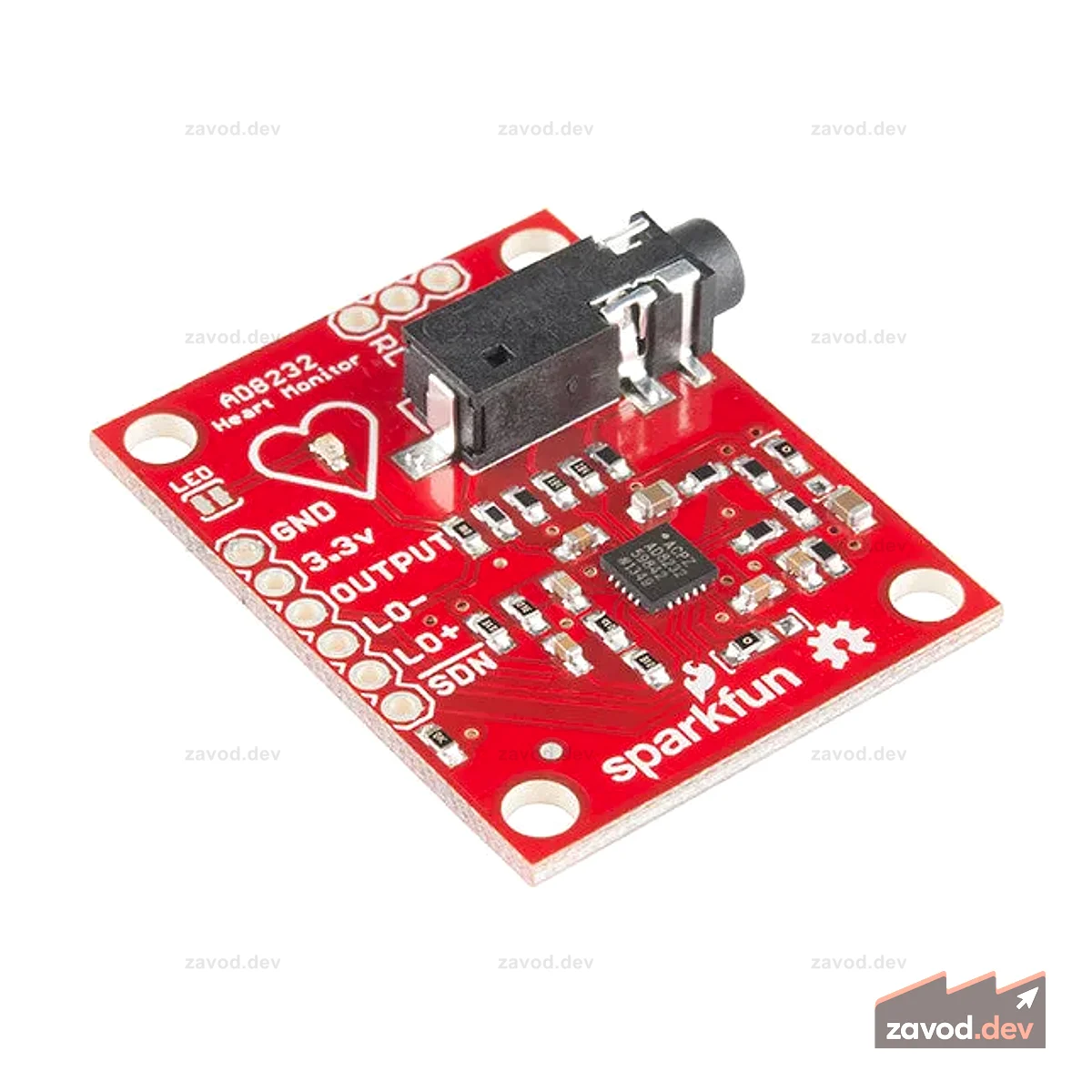 Монитор сердечного ритма SparkFun с одним выводом — AD8232