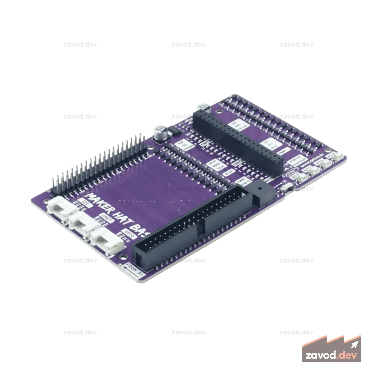 Maker Hat Base для Raspberry Pi 400 — плата расширения GPIO с портами Grove