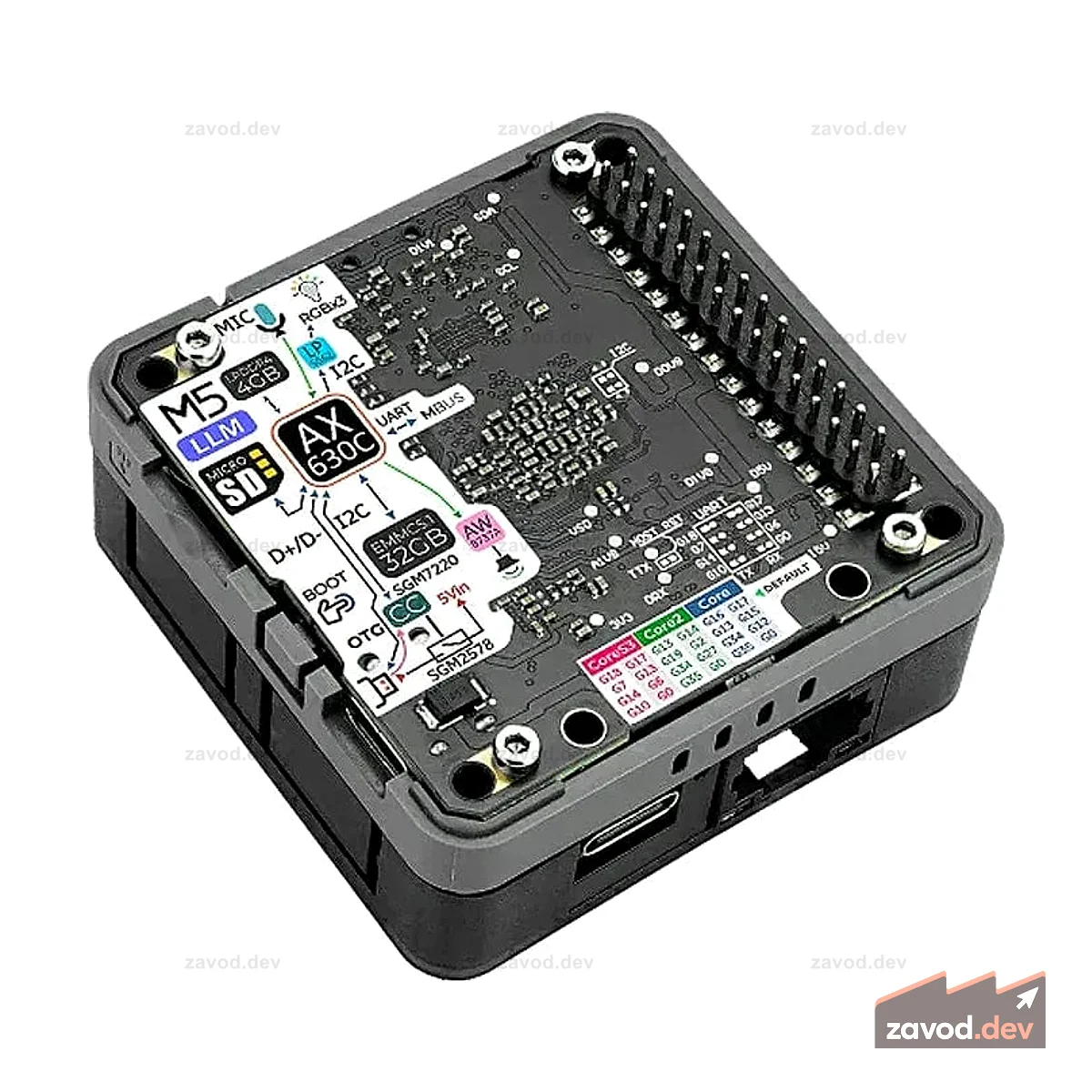 Комплект модуля M5Stack LLM (AX630C)