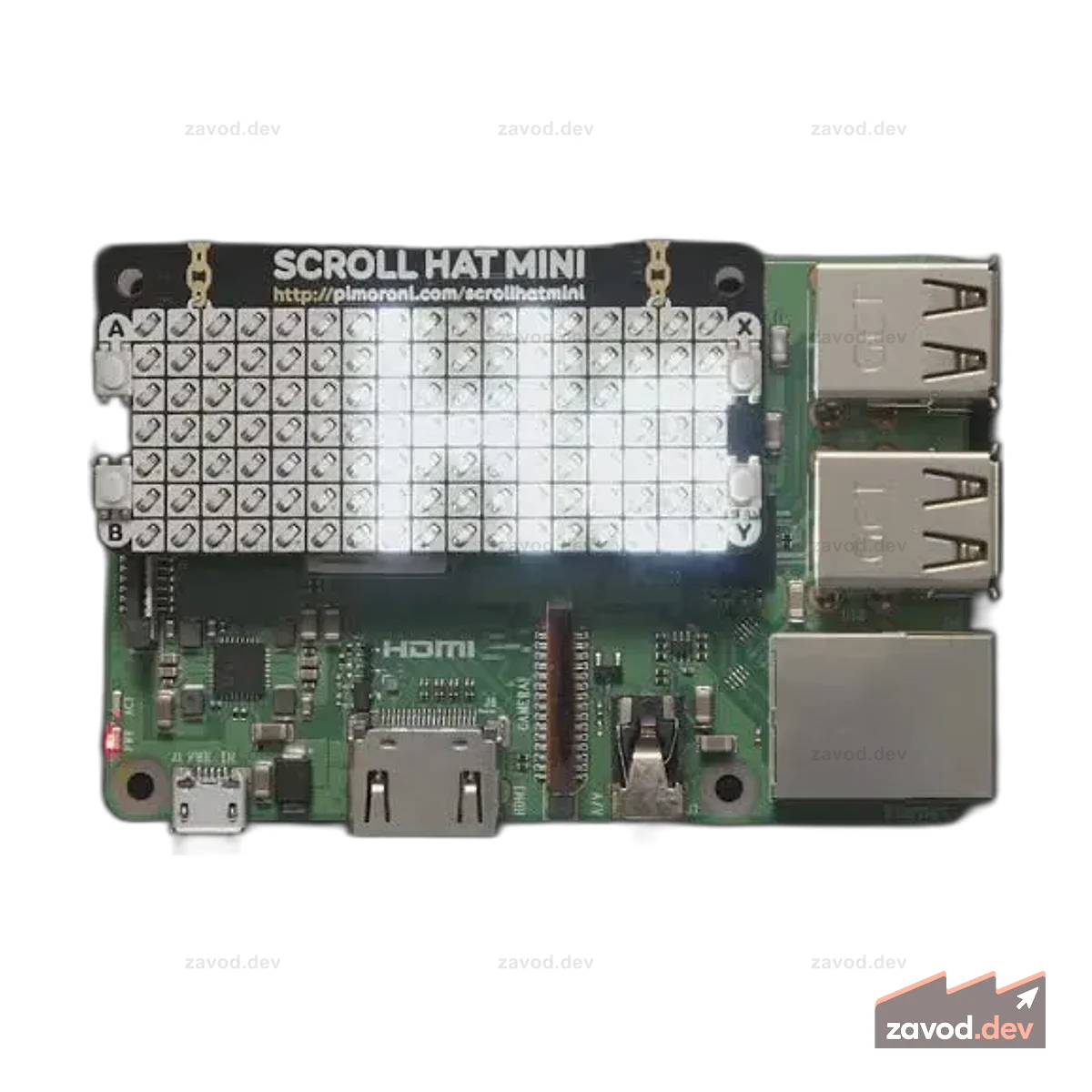 Pimoroni Scroll HAT Mini для Raspberry Pi