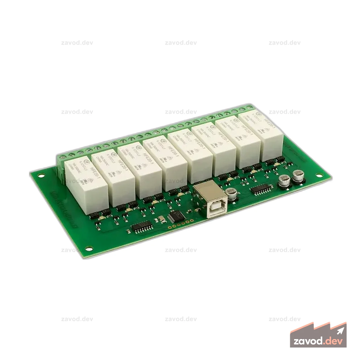USB-RLY16L Реле с блокировкой 8 x 16А