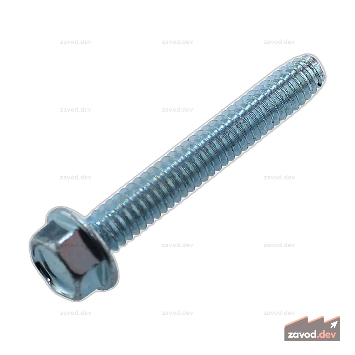 Винт для накатки резьбы 1/4-20 x 1,75 дюйма с шестигранной головкой и шайбой