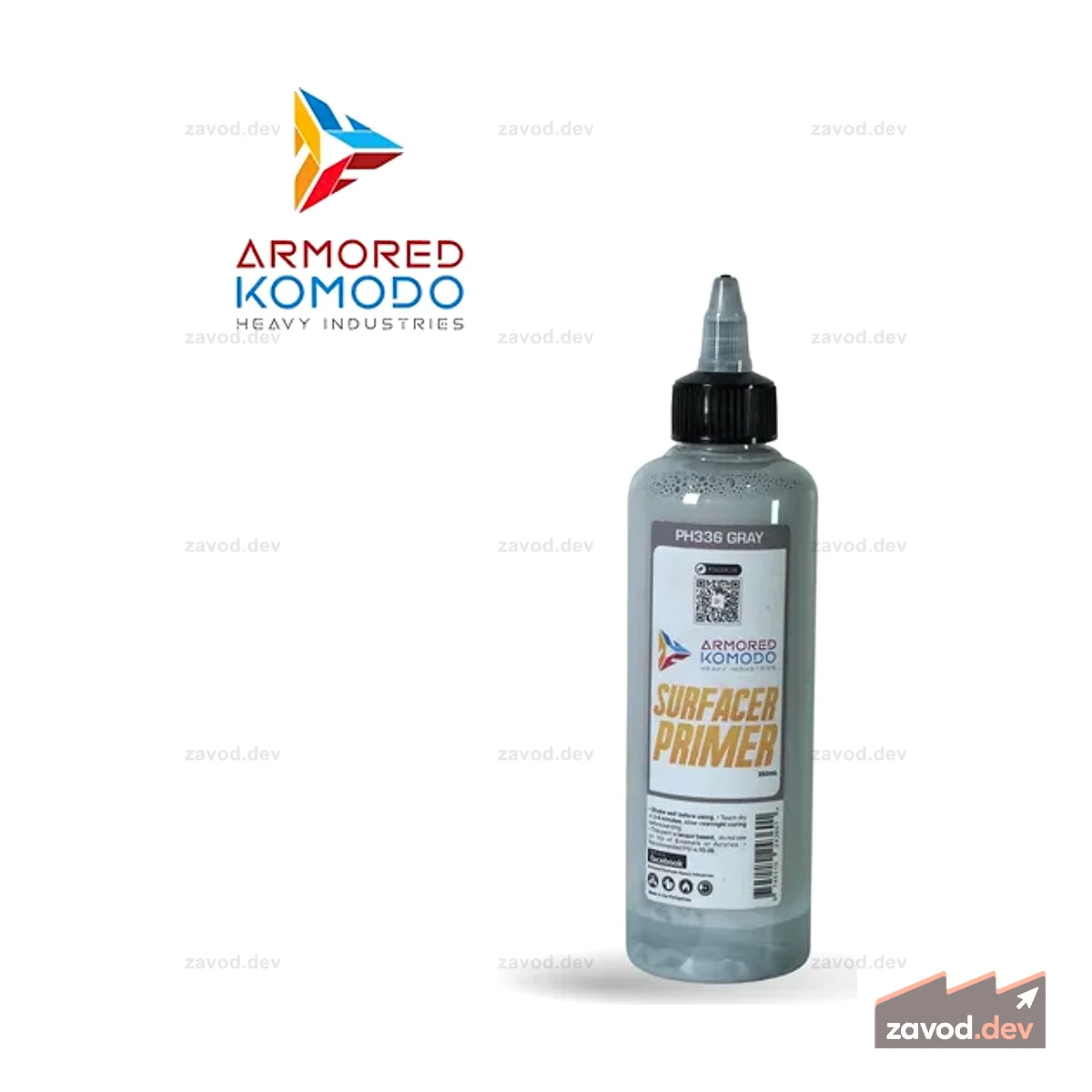 Arkom Lacquer Primer Серый Большой 250мл PH336