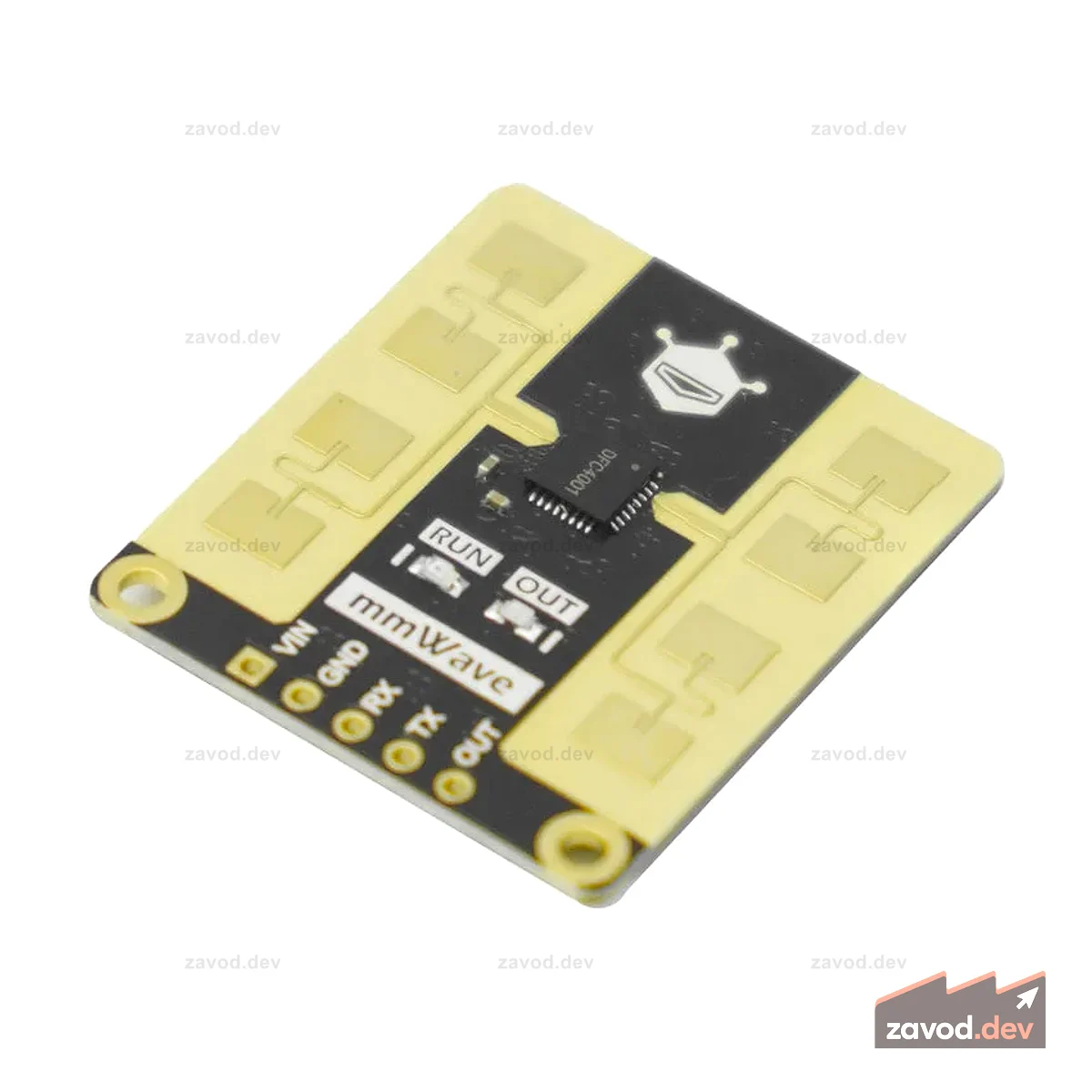 mmWave - C4001 Датчик обнаружения присутствия человека, 24 ГГц (25 метров, UART)