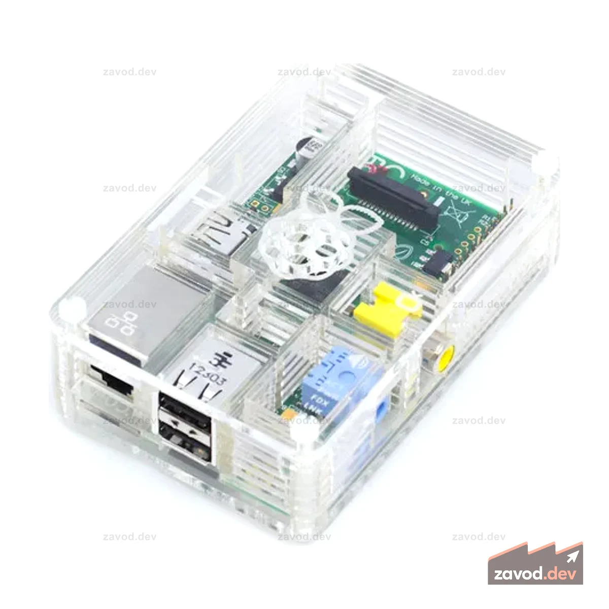 Crystal Pibow - Корпус для компьютеров Raspberry Pi Model B