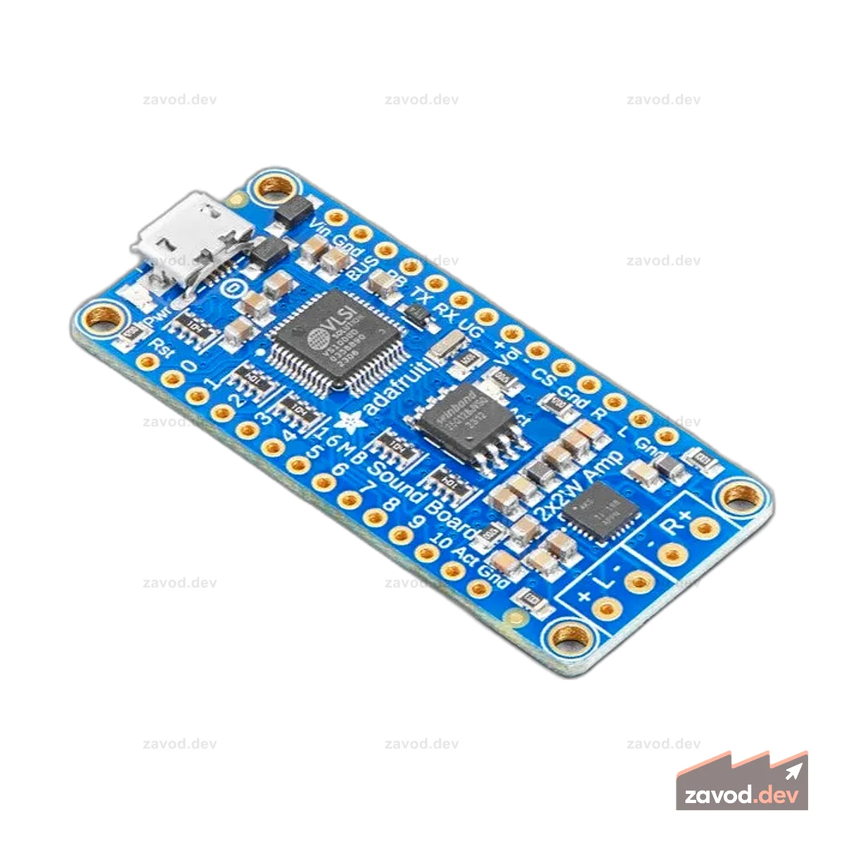 Звуковая плата Adafruit Audio FX — триггер WAV/OGG
