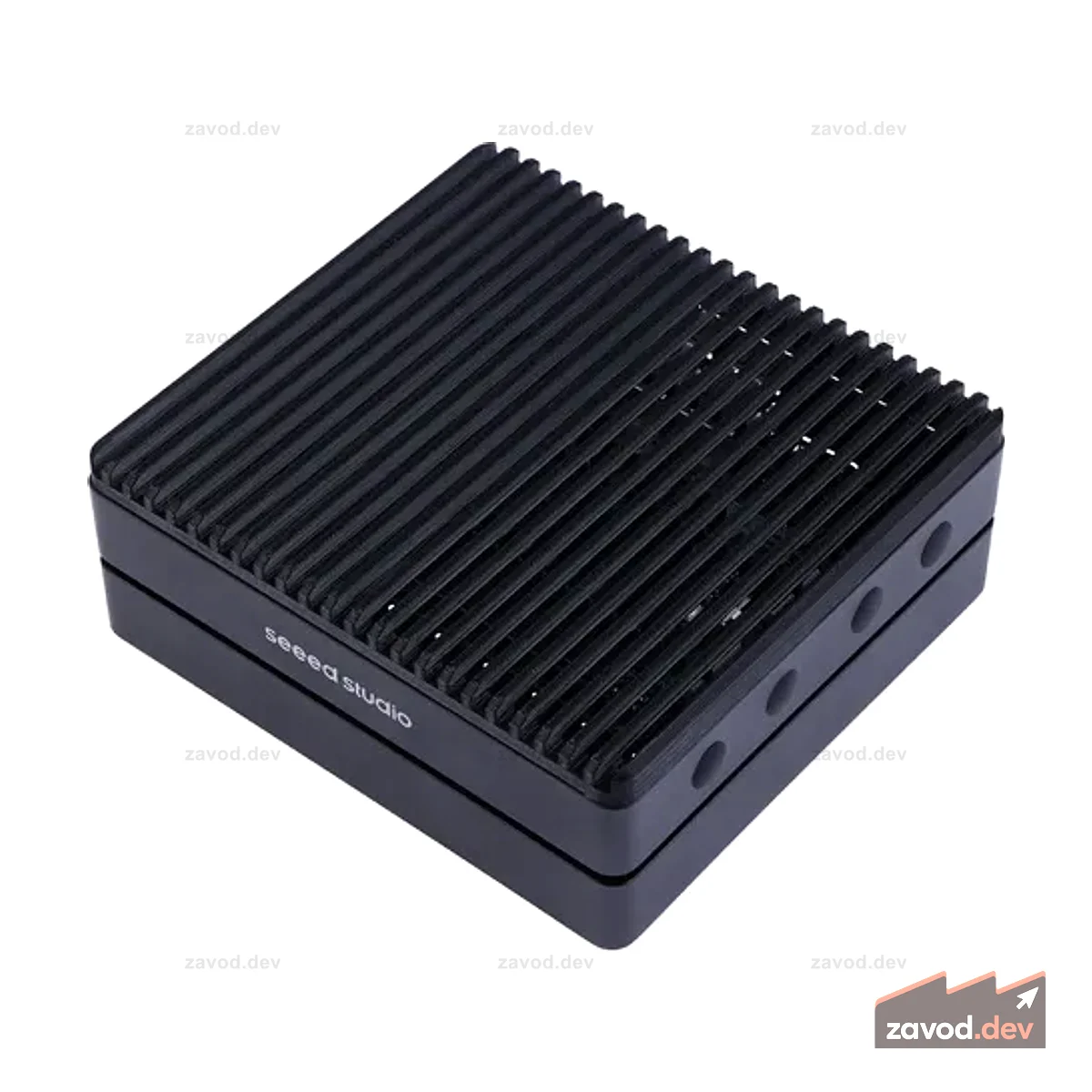 reComputer J3010-Edge AI-устройство с модулем NVIDIA Jetson Orin Nano 4 ГБ, 4xUSB 3.2, WiFi/BT, слотом M.2 Key E и Key M, алюминиевый корпус, предустановленная система Jetpack с NVIDIA JetPack на твердотельном накопителе NVMe емкостью 128 ГБ