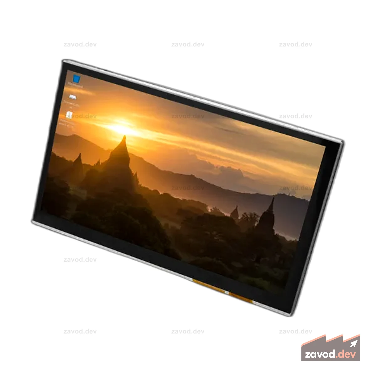 7-дюймовый емкостный сенсорный TFT-дисплей DSI с разрешением 800x480 (совместим с Raspberry Pi 4B/3B+/3B)