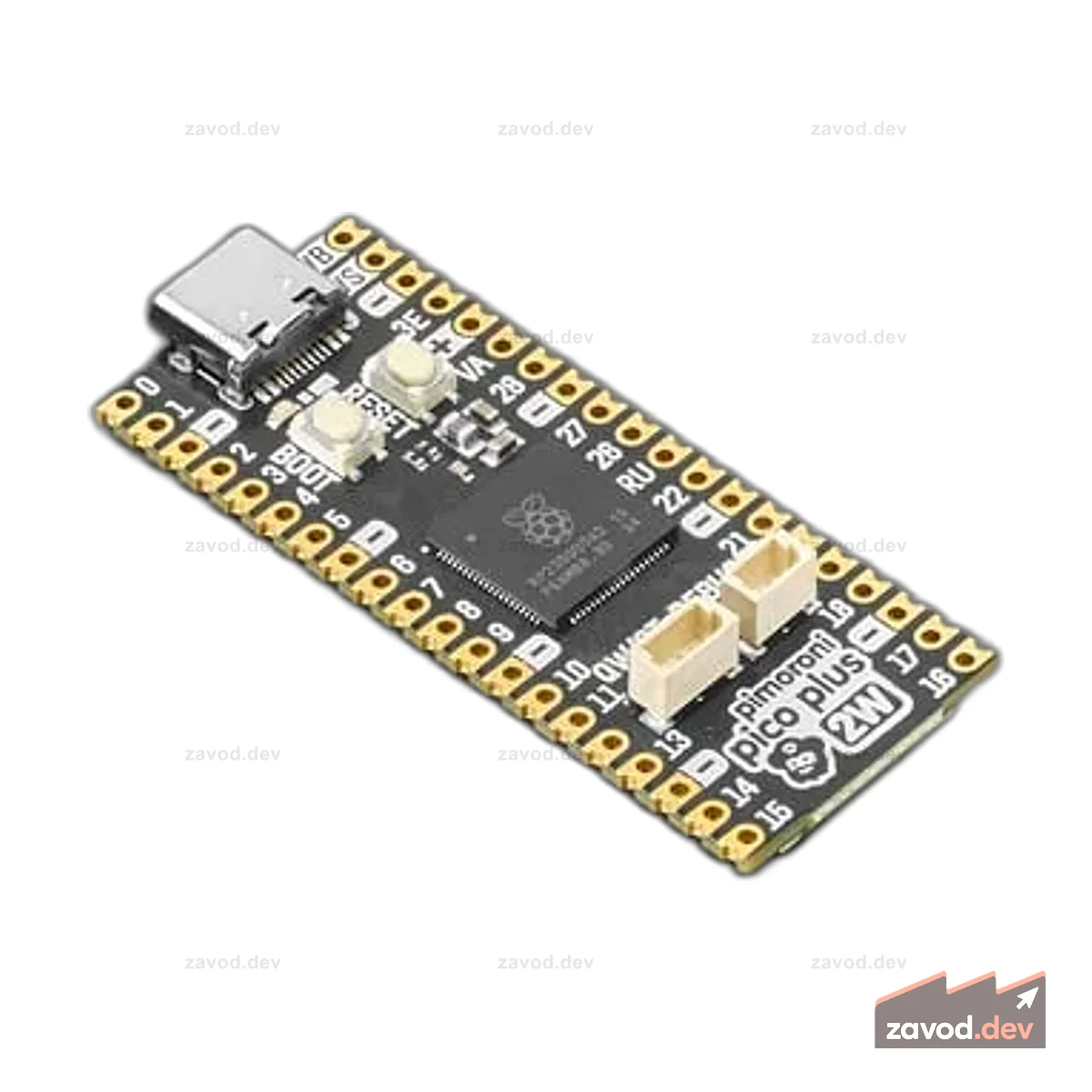 Pimoroni Pico Plus 2 Вт — плата разработчика RP2350 формы Pico