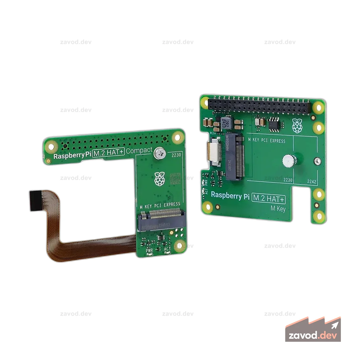 Raspberry Pi 5 Официальная шляпа M.2+