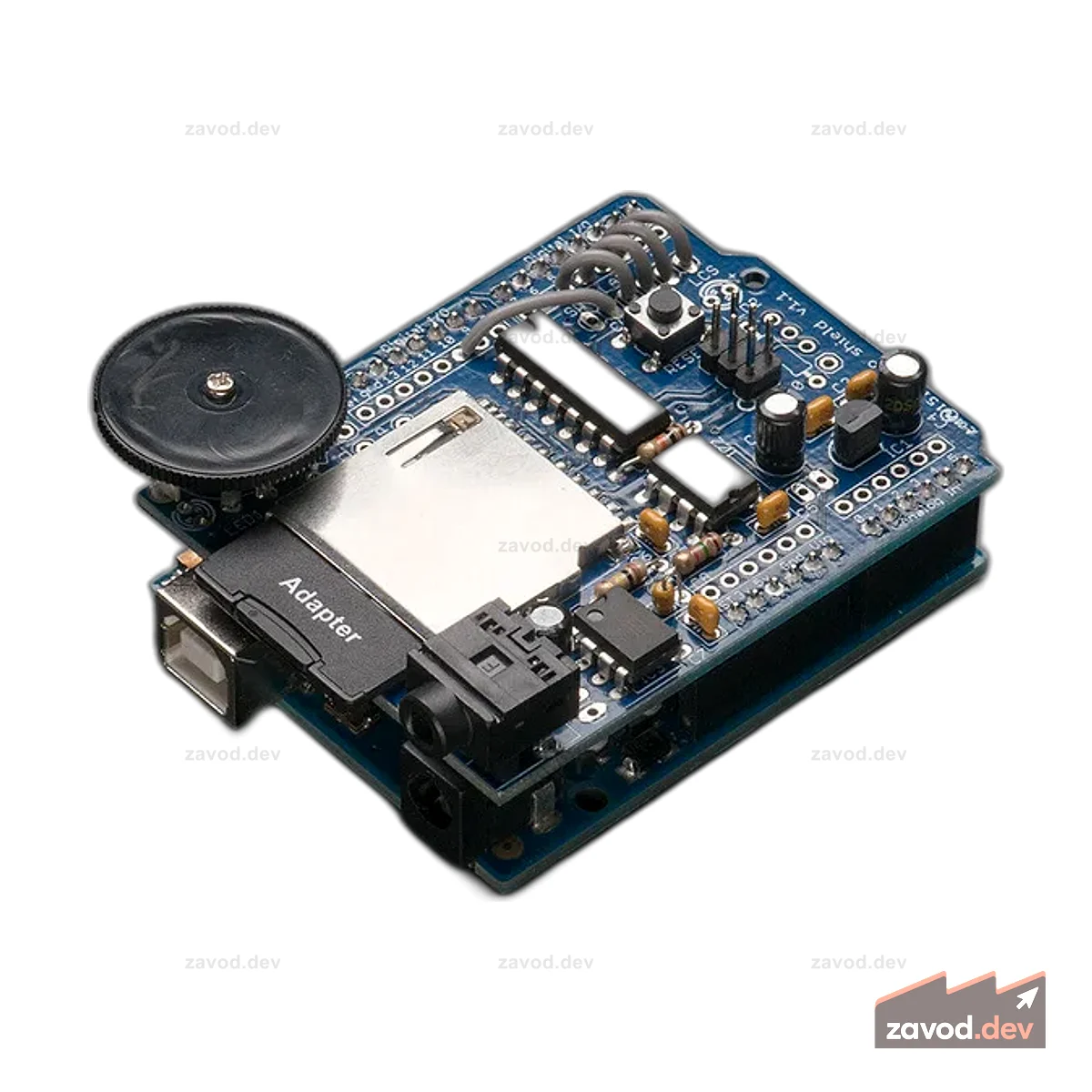 Adafruit Wave Shield для комплекта Arduino - v1.1