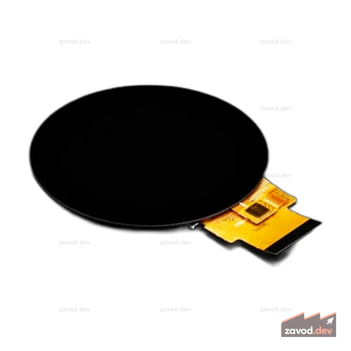 Круглый TTL-дисплей RGB TTL — 2,1 дюйма, 480x480 — емкостный сенсорный