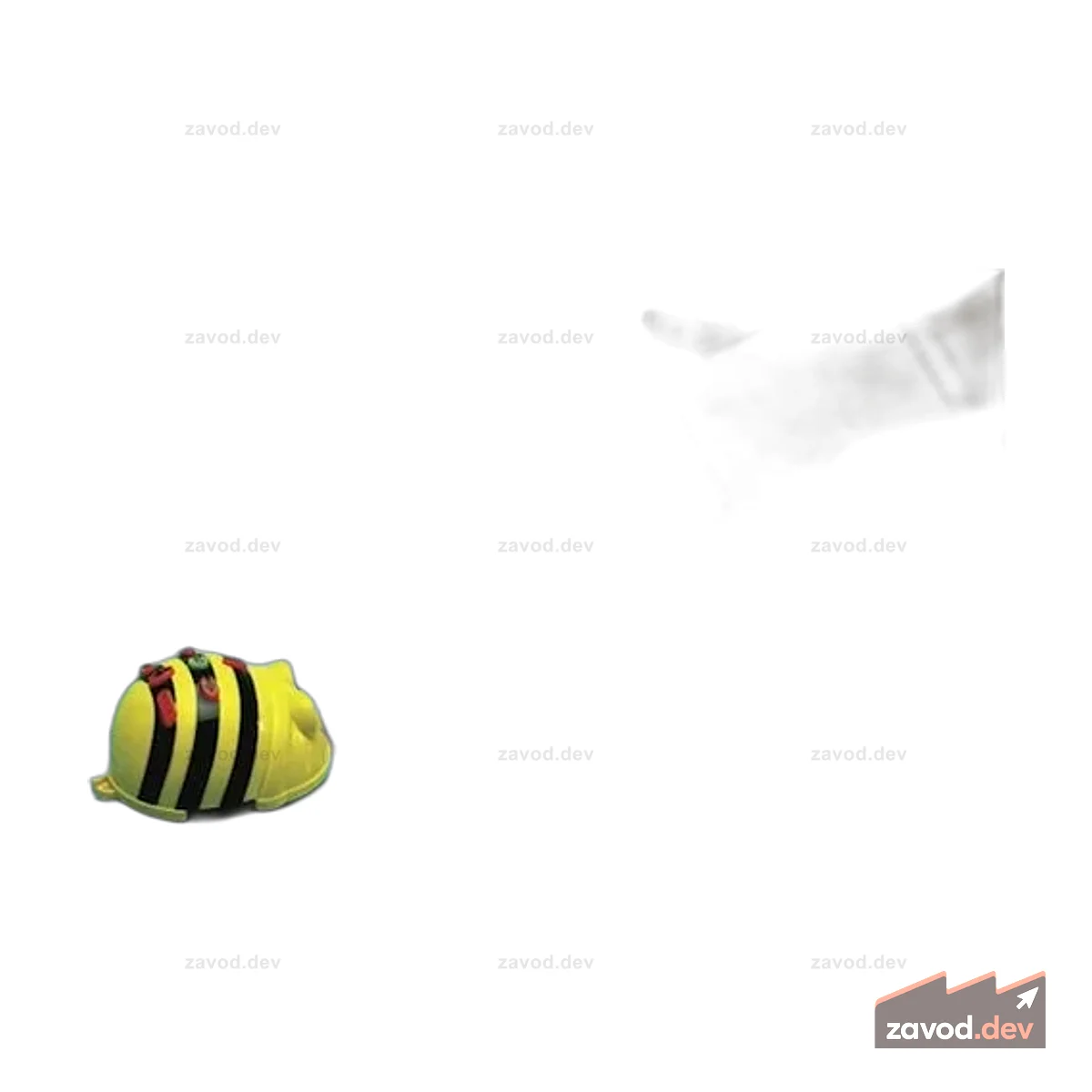 Коврик-сетка прозрачный (4x4) для Bee-Bot и Blue-Bot