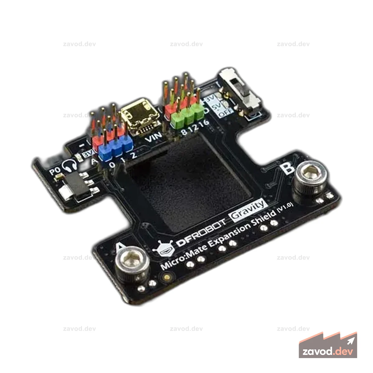 micro:Mate - тонкая мини-плата расширения для micro:bit (совместимая с гравитацией)