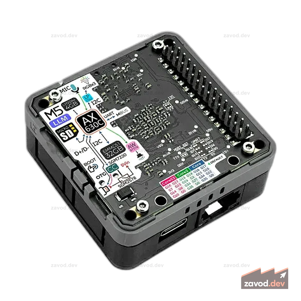 Комплект модулей M5Stack LLM (большая языковая модель) (AX630C)