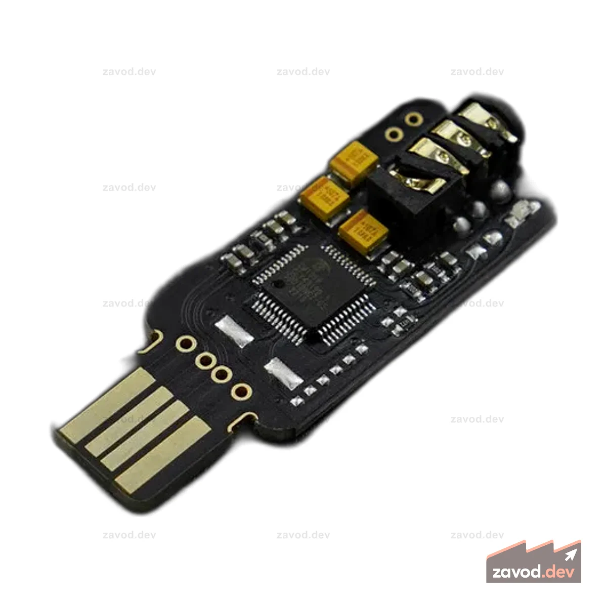 Внешняя звуковая карта Mini USB для NVIDIA Jetson Nano/Raspberry Pi 400/UNHIKER