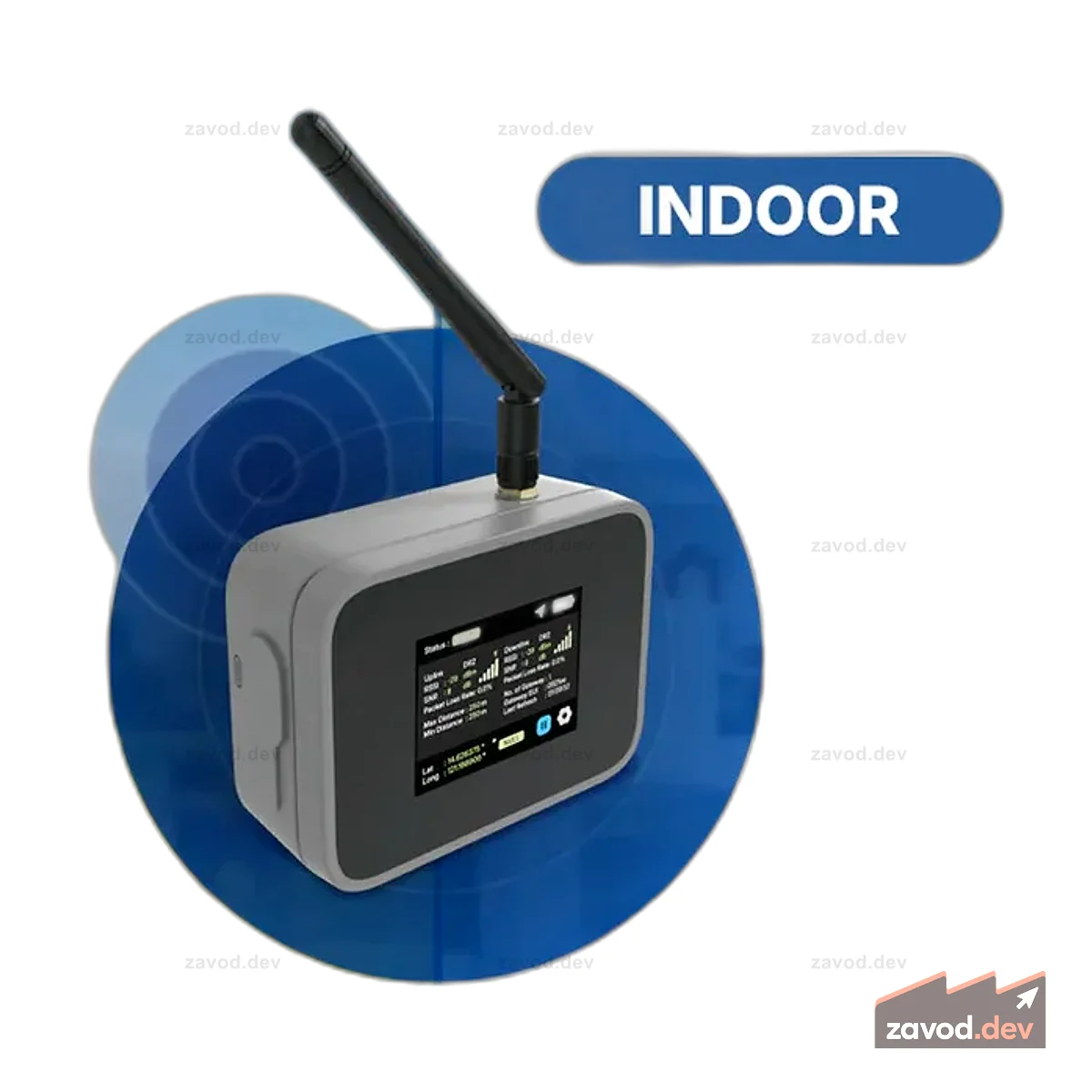 RAK10701-PLUS LoRaWAN Feldtester Plus с функцией внутреннего применения