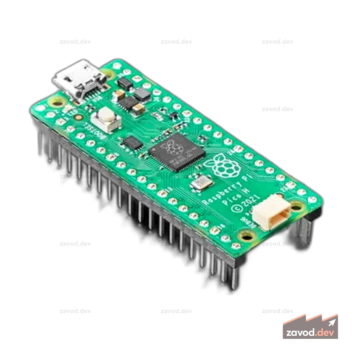 Raspberry Pi Pico H - Пико с припаянными разъемами