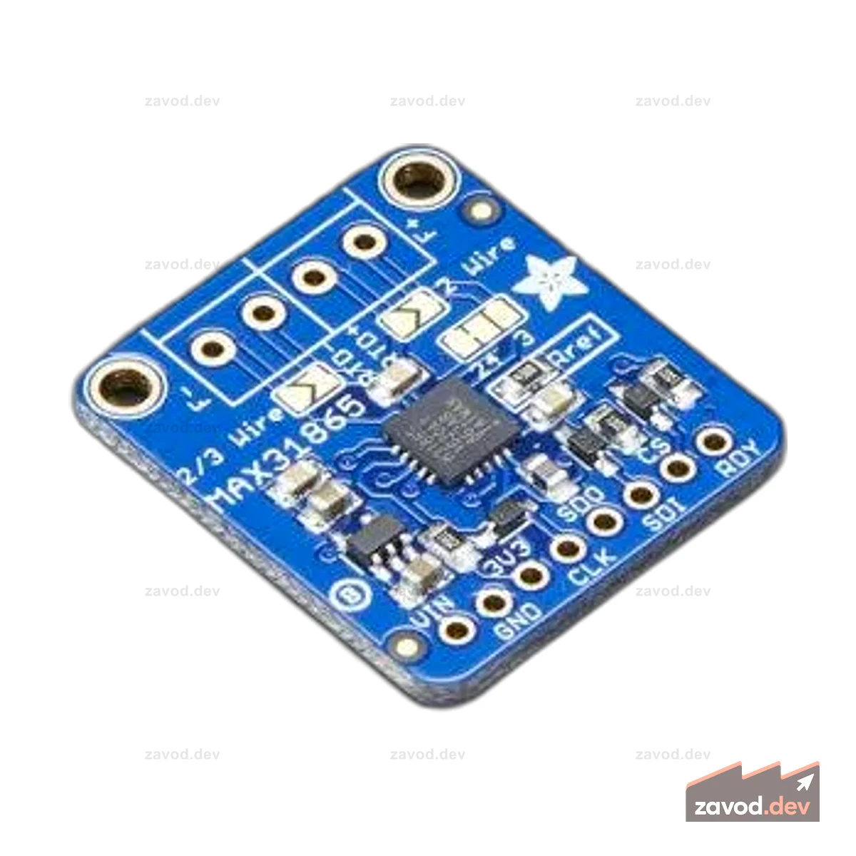 Adafruit PT100 RTD Усилитель датчика температуры - MAX31865 | Код: 3328