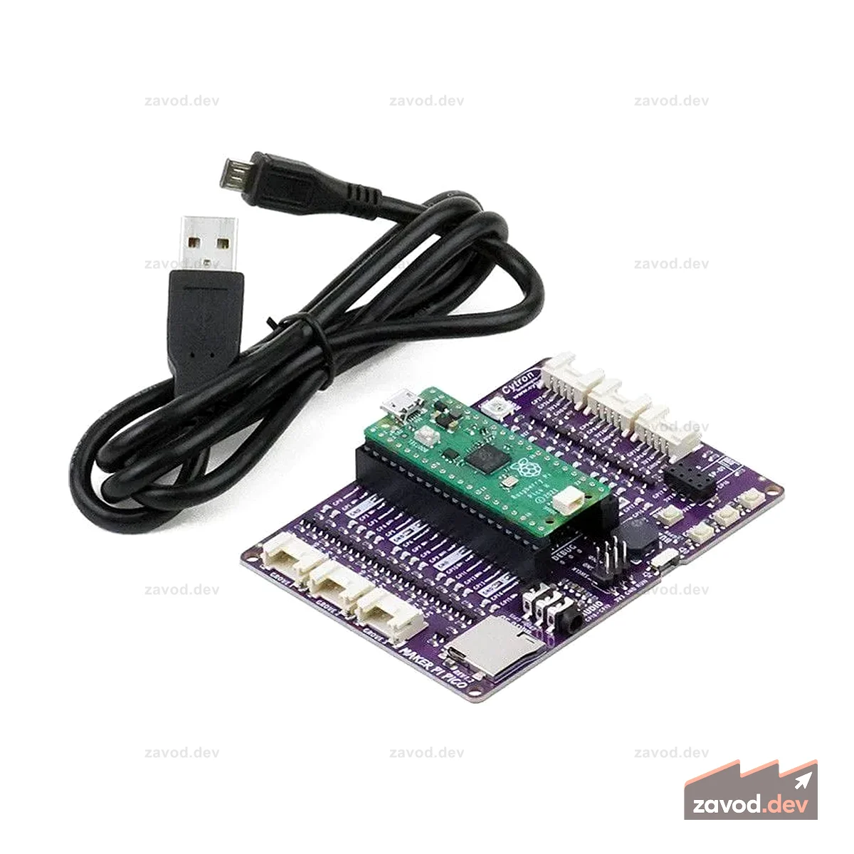 База Maker Pi Pico с Raspberry Pi Pico H