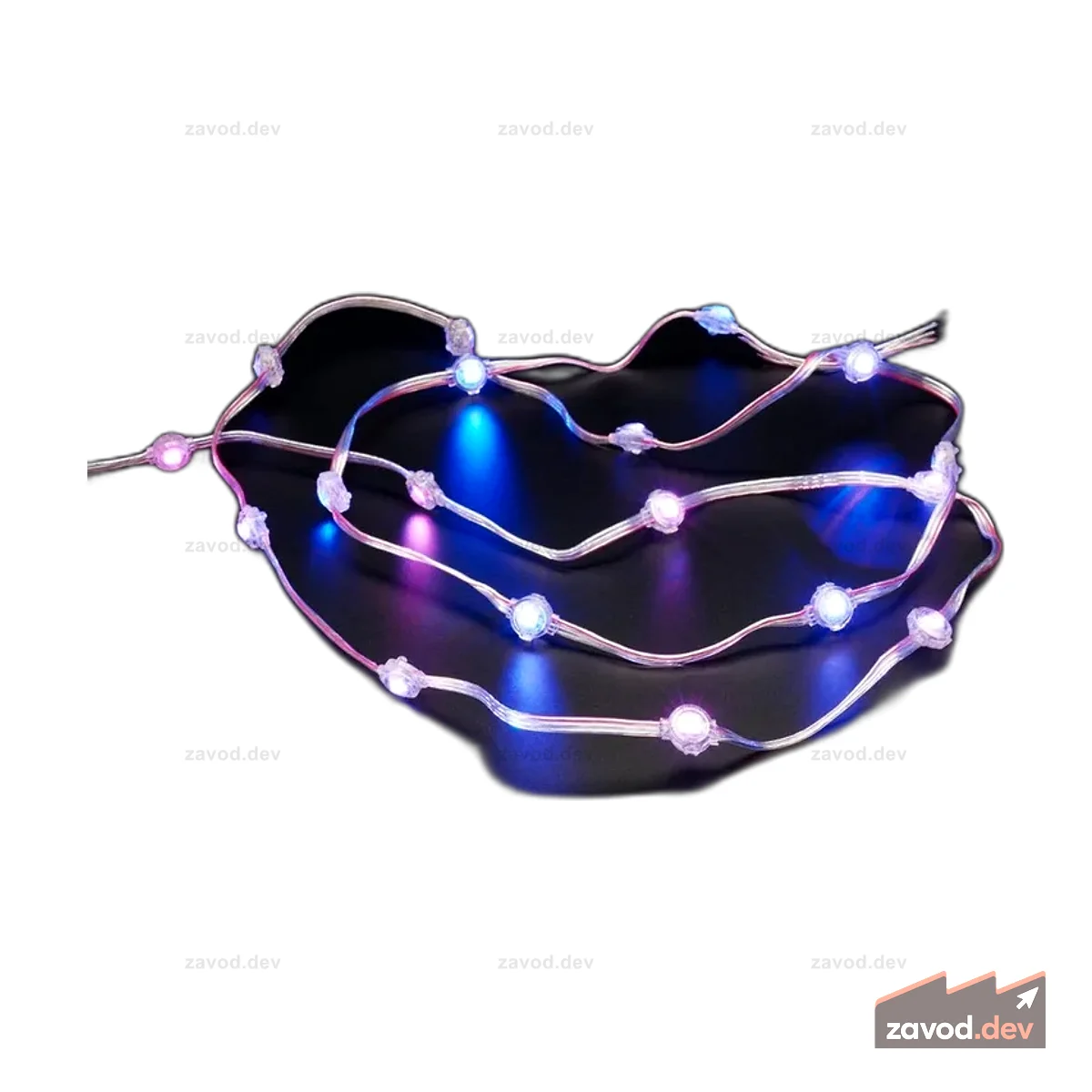 Adafruit NeoPixel LED Strand 20 LED 4 шага