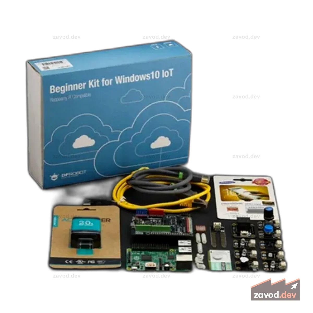 Комплект для начинающих для Raspberry Pi 2 (совместим с Windows 10 IoT)