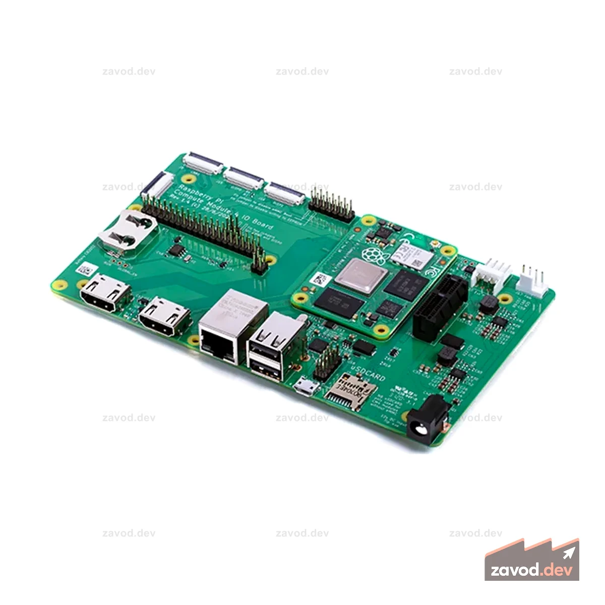 Плата ввода-вывода вычислительного модуля Raspberry Pi 4