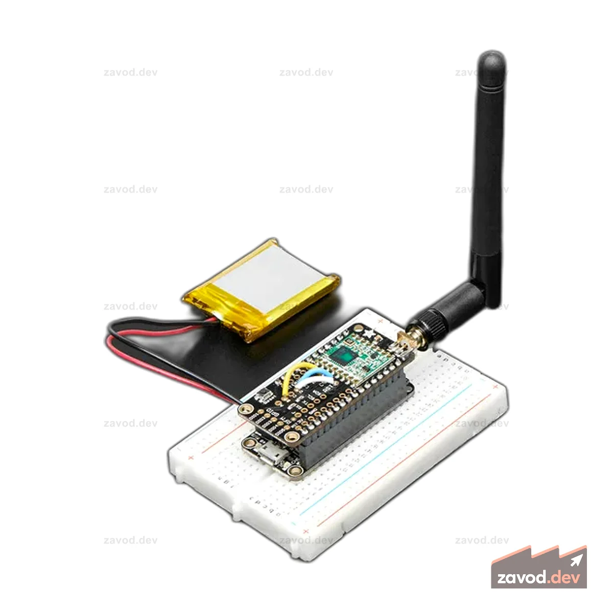 Радио Adafruit FeatherWing - RFM69HCW 900 МГц RadioFruit