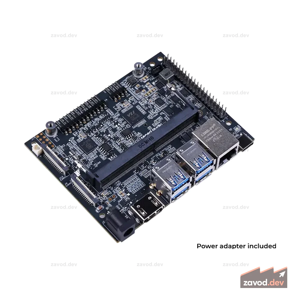Несущая плата reComputer J401 — поддержка Jetson Orin NX/Orin Nano, 4x USB, 1x GbE, M.2 Key M, M.2 Key E, 2 x CSI, HDMI 2.1