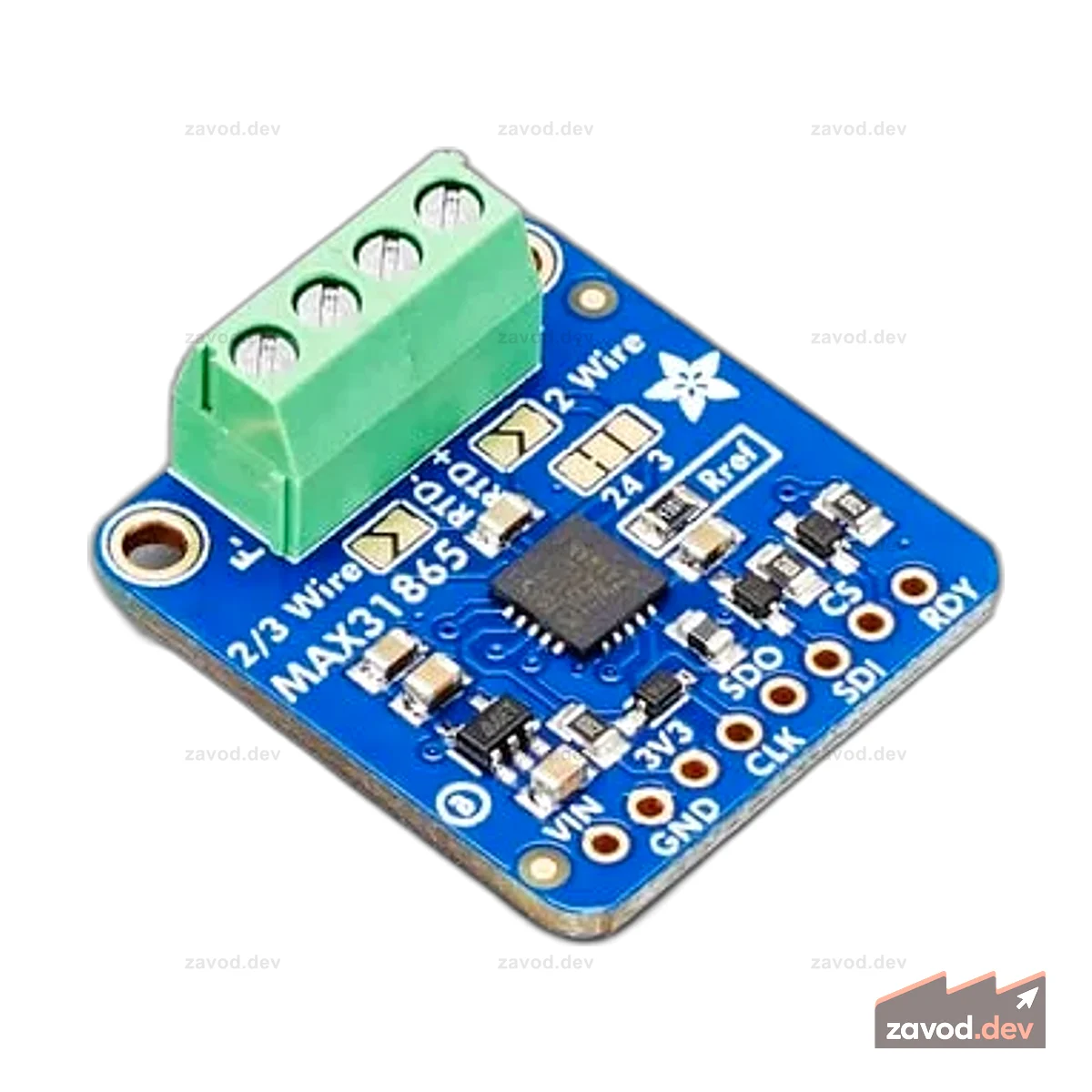 Adafruit PT1000 RTD Усилитель датчика температуры — MAX31865