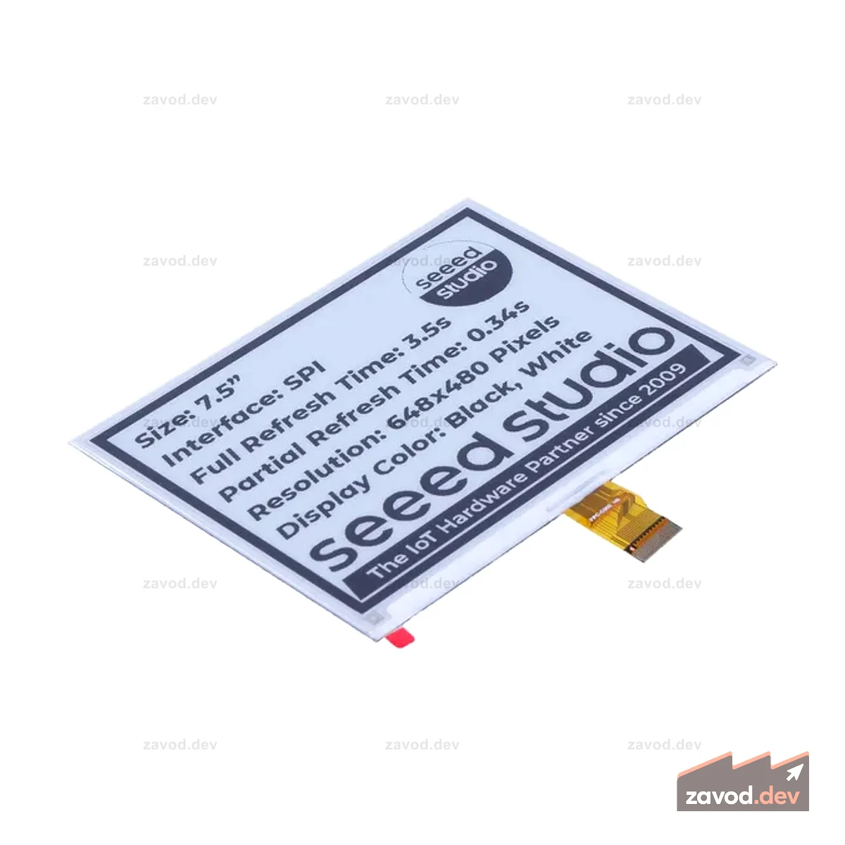 5,83-дюймовый монохромный дисплей eInk/ePaper с разрешением 648x480 пикселей, интерфейс SPI, поддержка XIAO/Arduino/STM32