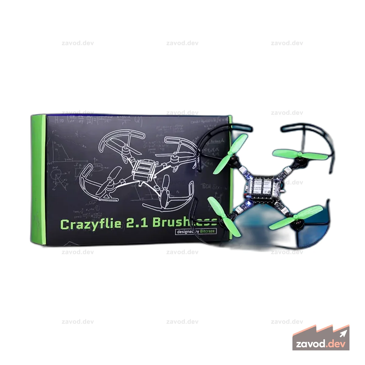 Бесщеточная версия Crazyflie 2.1 - Дрон Mirco Quadcopter с открытым исходным кодом, поддержка BLUETOOTH5 Le, робототехника, подходит для использования в помещении/небольшом пространстве/высокой плотности
