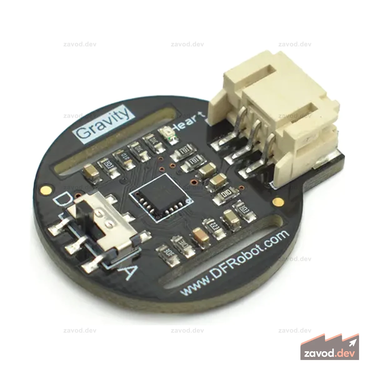 Гравитация: датчик пульсометра PPG для Arduino (аналоговый/цифровой)