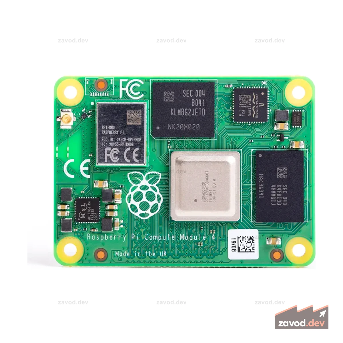 Вычислительный модуль Raspberry Pi® 4 Rev5, 2 ГБ ОЗУ — CM4102016