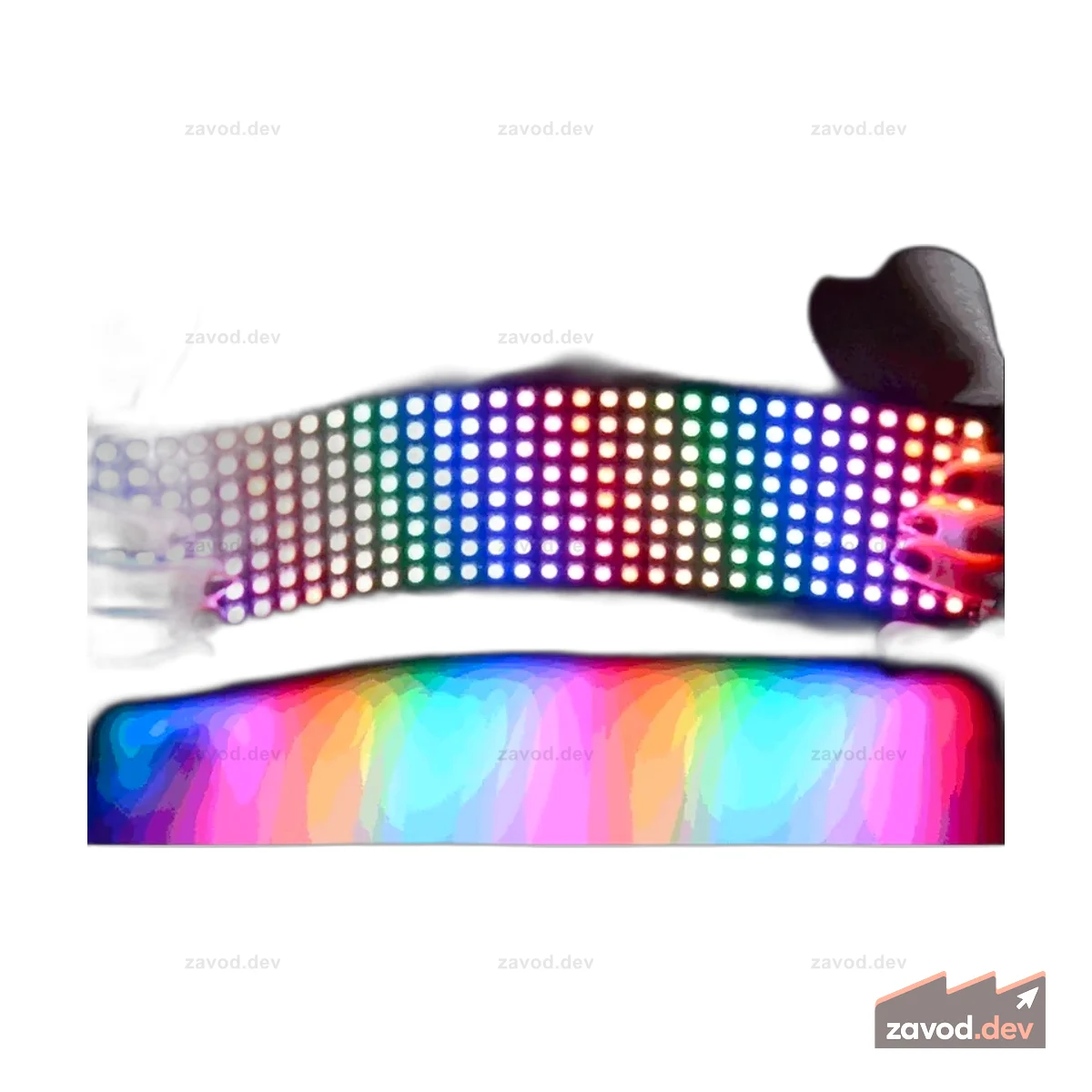 Гибкая светодиодная матрица NeoPixel RGB 8x32