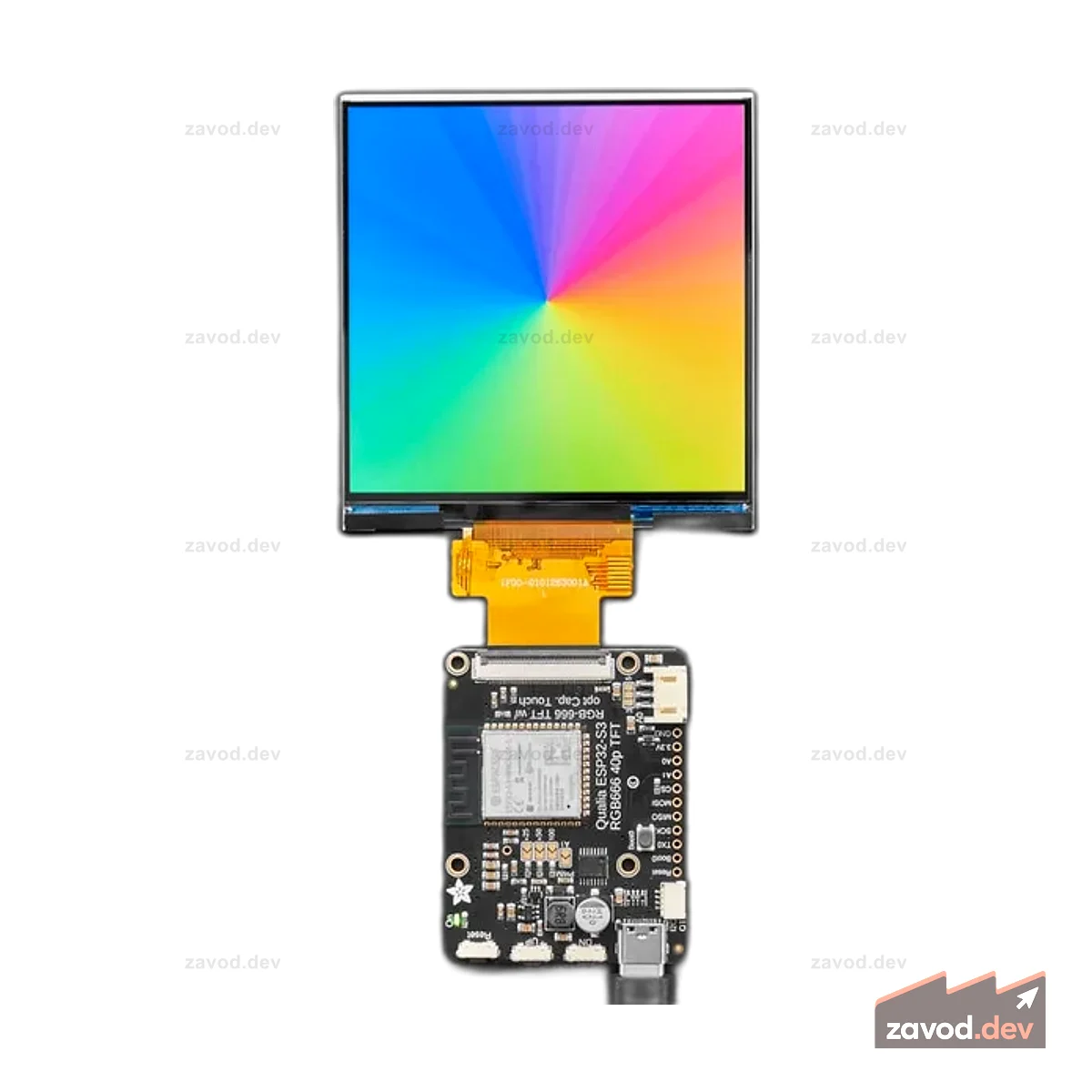 Квадратный RGB TTL TFT-дисплей — 4 дюйма, 480x480, без сенсорного экрана — TL040WVS03