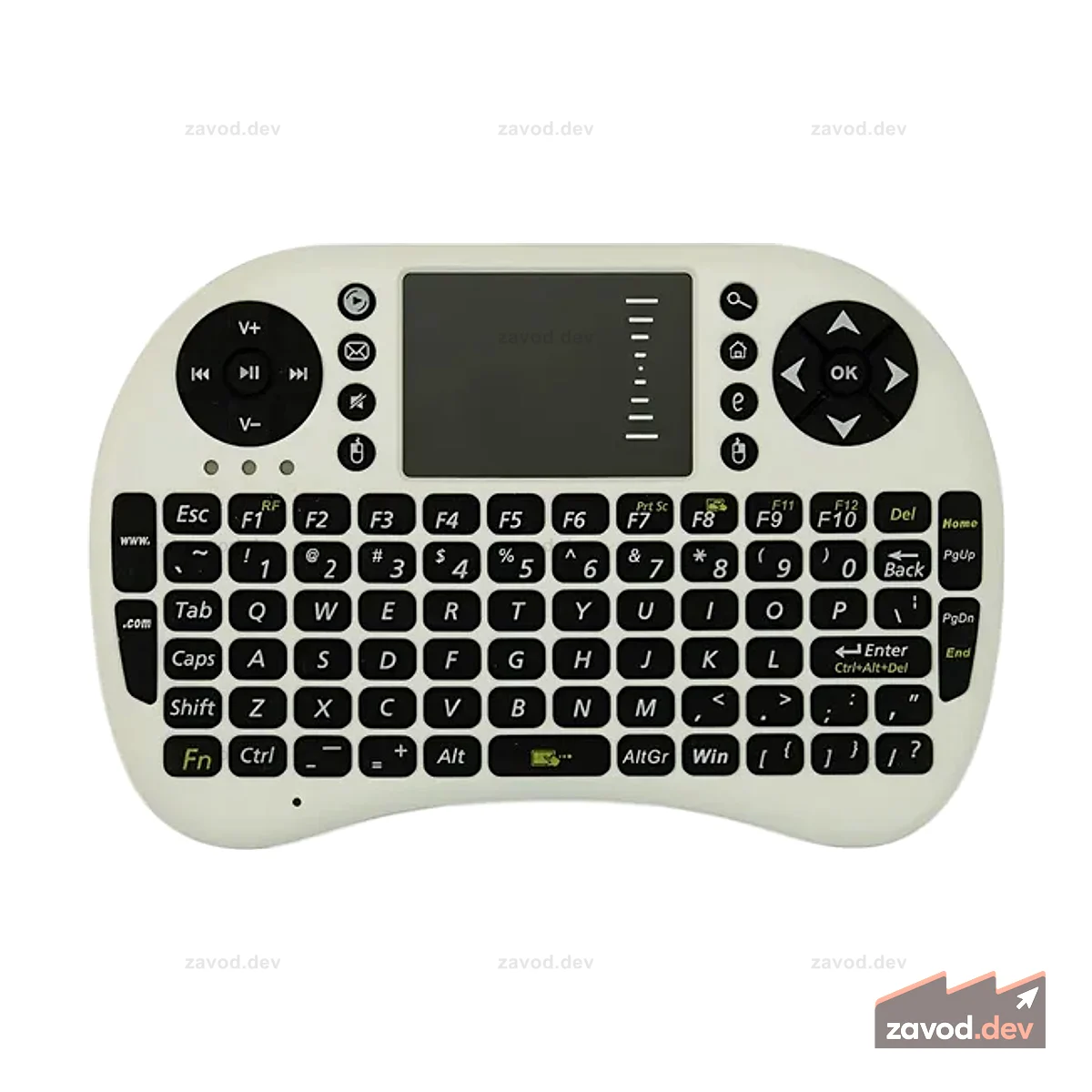 Мини-беспроводная QWERTY-клавиатура с частотой 2,4 ГГц и тачпадом