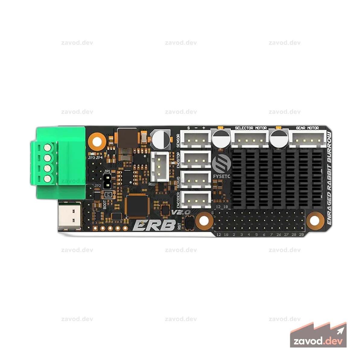 FYSETC ERB Board V2 Плата Enraged Rabbit BURROW Плата подачи Детали 3d-принтера для Voron 2,4 trident ERCF V2
