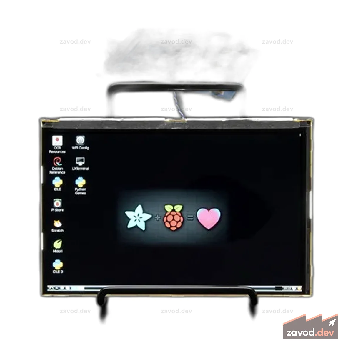 HDMI 4 Pi: 7-дюймовый дисплей и звук, 1280x800 IPS — HDMI/VGA/NTSC/PAL