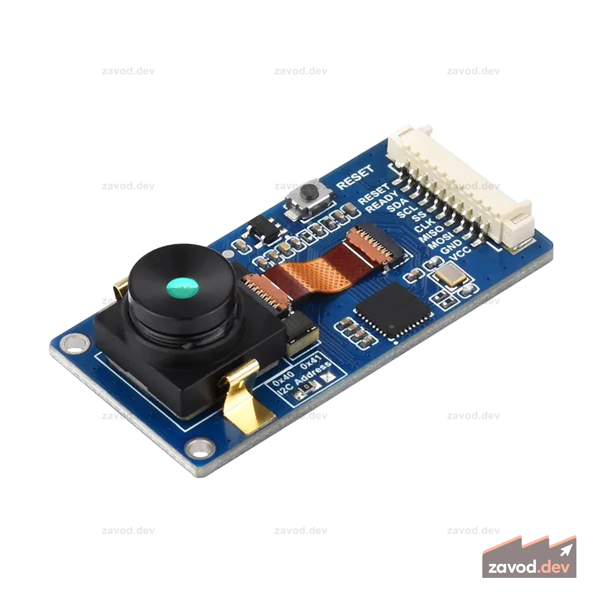 Модуль тепловизионной камеры LWIR — 80x62, SPI/I2C, совместимость с Raspberry Pi, угол обзора 90°