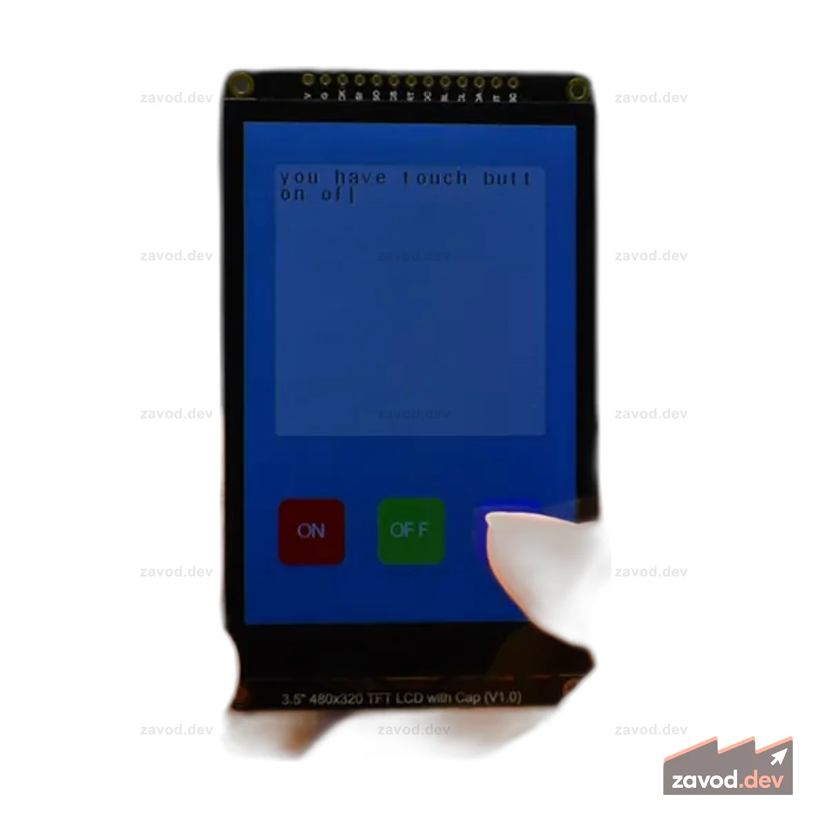 3,5-дюймовый емкостный ЖК-дисплей TFT 480x320 с сенсорным экраном