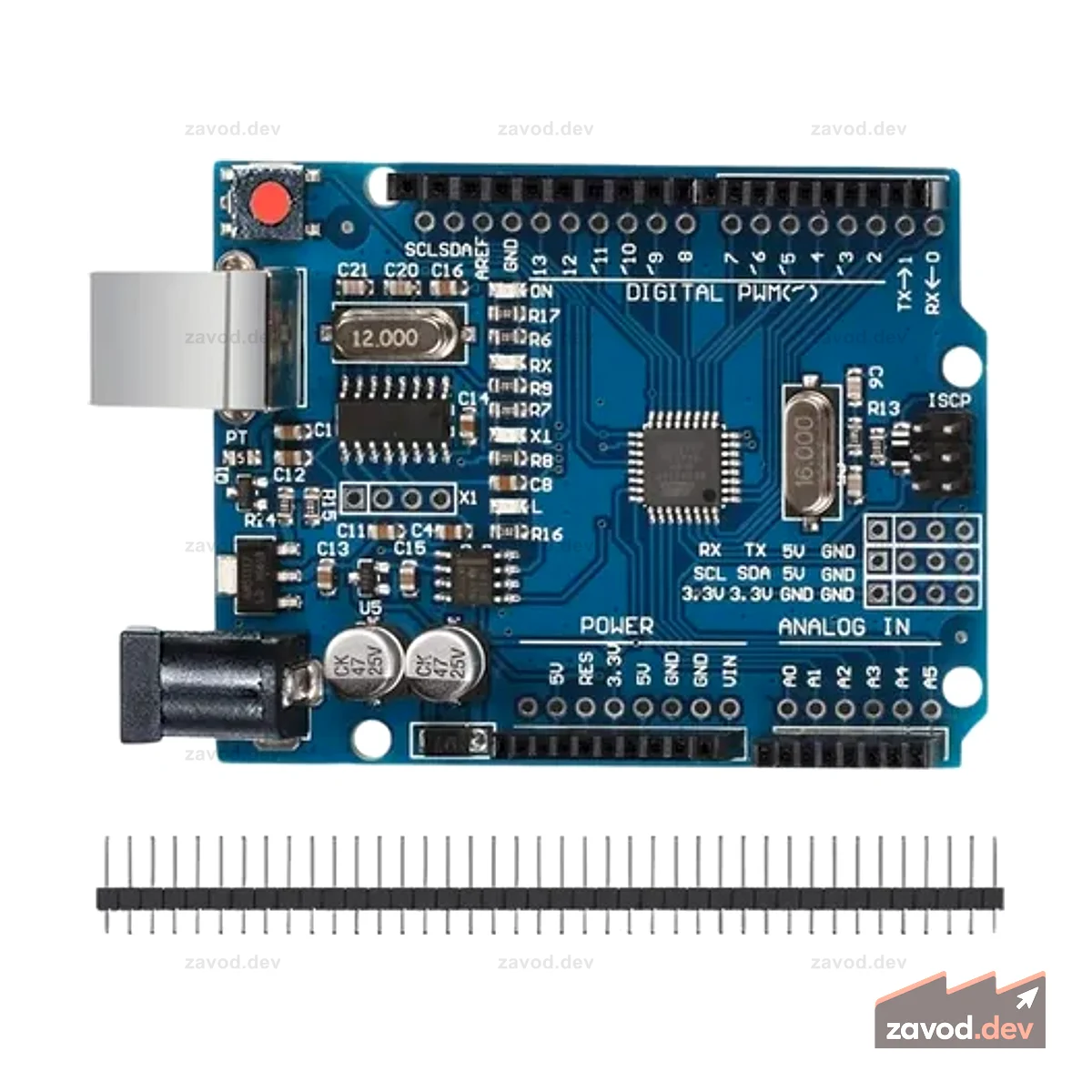 Uno R3 ATmega328 CH340G на базе Arduino